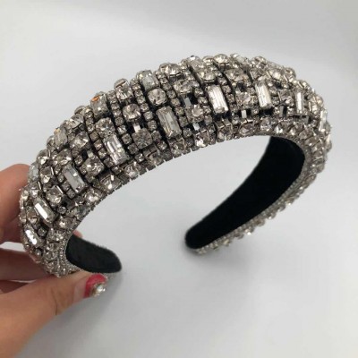 crystal diamond Baroque style hair accessories hair hoop